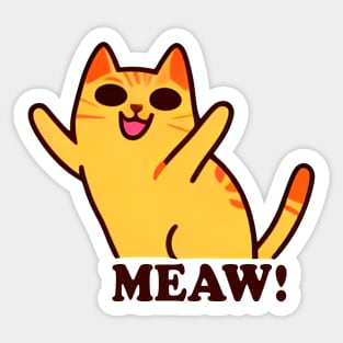 Meaw Sticker